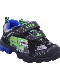 Klettschuhe in schwarz