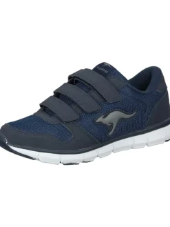 Klettverschluss-Schuhe in dk navy/grey