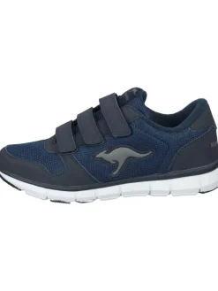 Klettverschluss-Schuhe in dk navy/grey