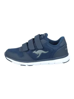 Klettverschluss-Schuhe in dk navy/grey