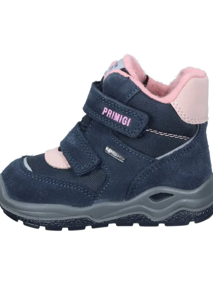 Klettverschluss-Schuhe, Winterstiefel in navy/blu