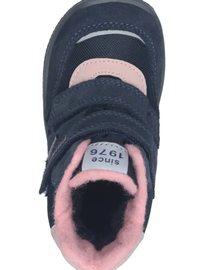 Klettverschluss-Schuhe, Winterstiefel in navy/blu