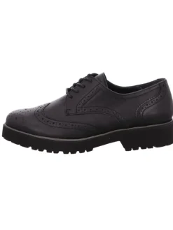 Komfort Schnürschuh in schwarz