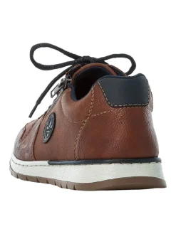 Komfort Schnürschuhe in Braun