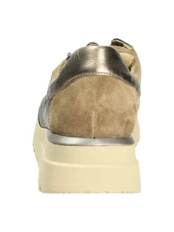 Komfort Schnürschuhe in Braun