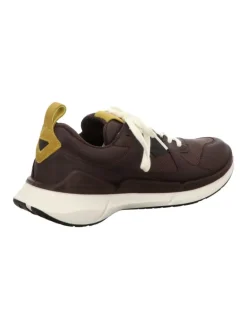 Komfort Schnürschuhe in Braun