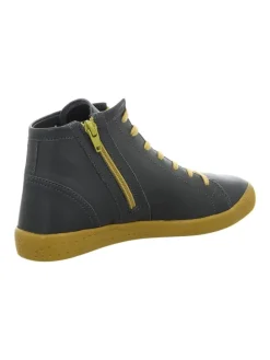 Komfort Schnürschuhe in Grau