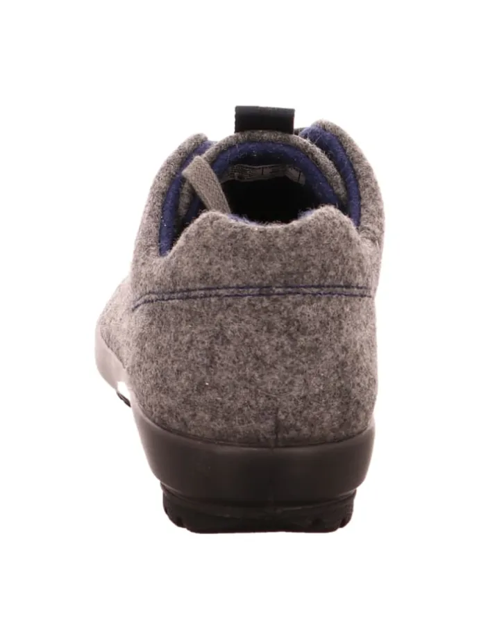 Komfort Schnürschuhe in Grau