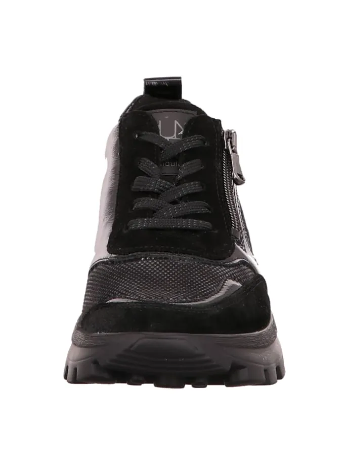 Komfort Schnürschuhe in Schwarz