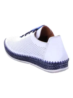 Komfort Schnürschuhe in Weiß