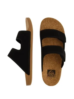 Komfortsandalen Cushion Tradewind Cork in Black/Cork