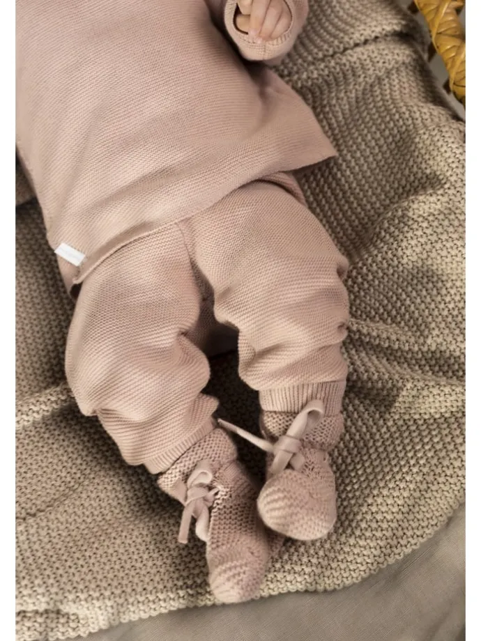 Krabbelschuh Nelson in Rose Smoke