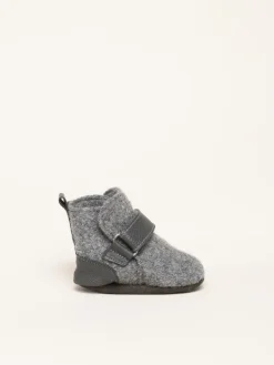 Krabbelschuhe Bootee in grau