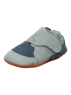 Krabbelschuhe in Blau