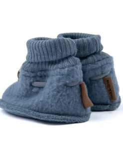 Krabbelschuhe in Blau