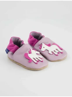 Krabbelschuhe in Blau