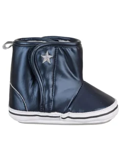 Krabbelschuhe in Dunkelblau