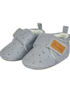 Krabbelschuhe in Grau