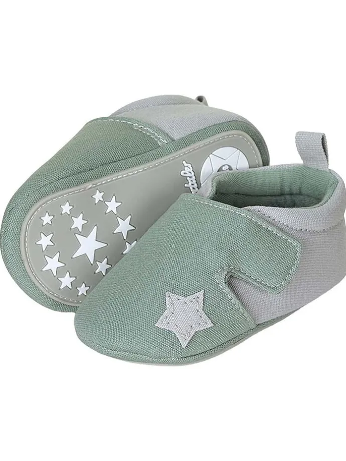 Krabbelschuhe in Grün