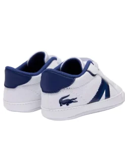 Krabbelschuhe in Weiß/Blau