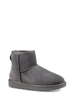 Lammfell-Boots "Classic Mini II" in Grau