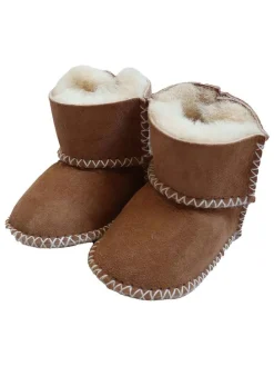 Lammfell-Boots in Braun