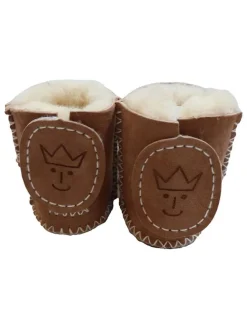 Lammfell-Boots in Braun