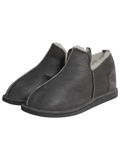 Lammfell-Hausschuhe "Drammen" in Grau