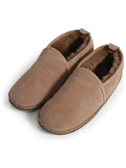 Lammfell-Hausschuhe "Helsinki" in Beige