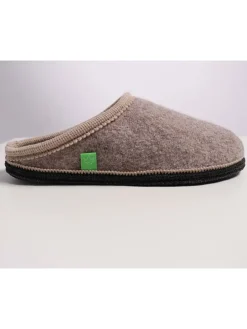 Lammfell-Hausschuhe in Beige