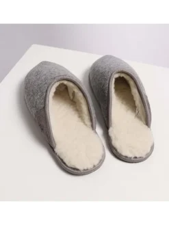 Lammfell-Pantoletten 