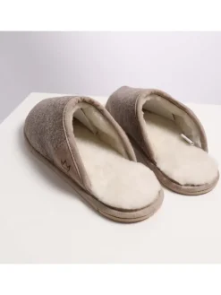 Lammfell-Pantoletten 