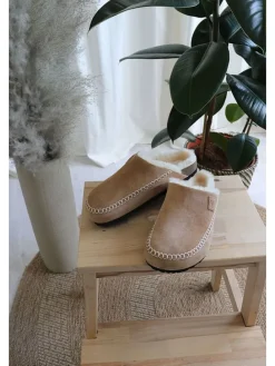 Lammfell-Pantoletten 