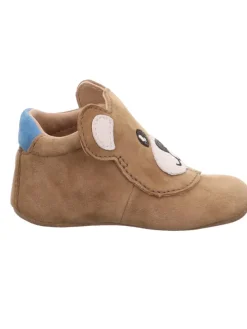 Lauflernschuh PAPAGENO in Braun/Hellblau