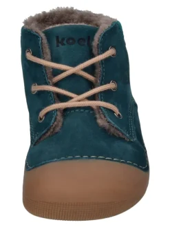 Lauflernschuhe AVA BIO NUBUK LAMBSWOOL in türkis