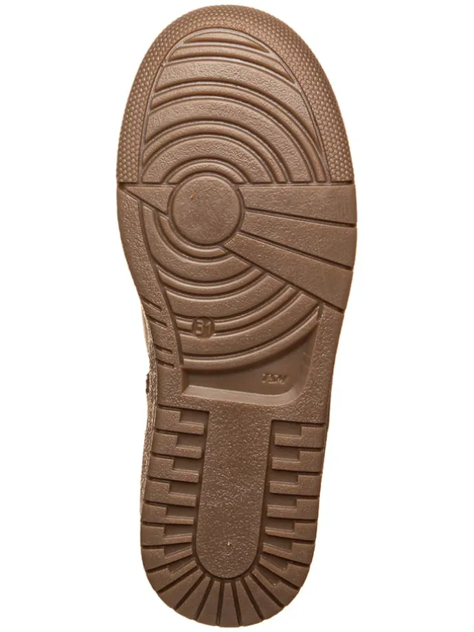 Leder Chelsea-Boots in Oliv