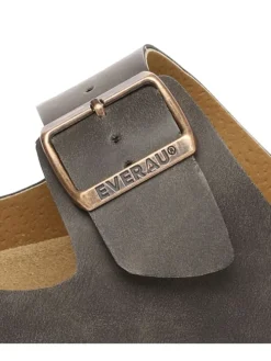 Leder Sandalen Duck in Braunes geöltes Leder