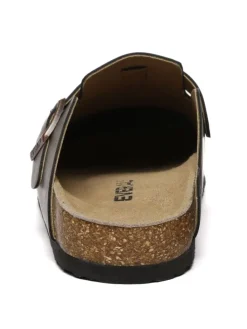 Leder Sandalen Hardhead in Braunes geöltes Leder