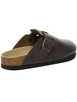 Leder Sandalen Hardhead in Braunes geöltes Leder