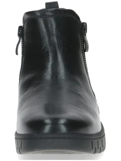 Leder-Ankle-Boots
