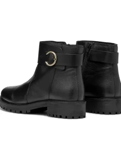 Leder-Ankle-Boots 