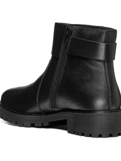 Leder-Ankle-Boots 