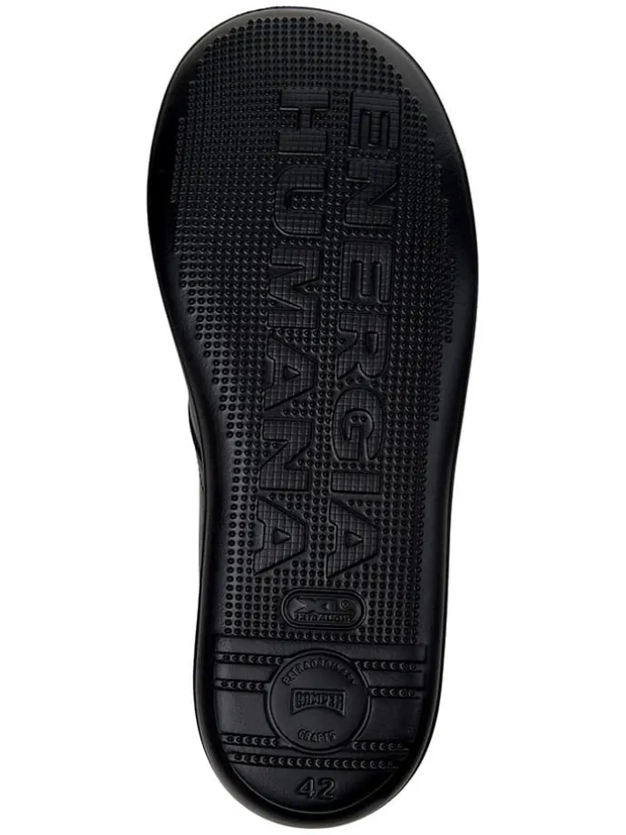 Leder-Ankle-Boots in Schwarz