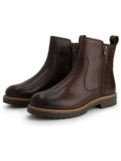Leder-Ankle-Boots 