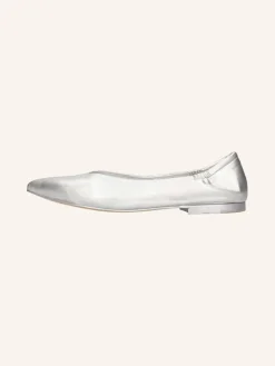 Leder-Ballerinas "Alora 1" in Silber