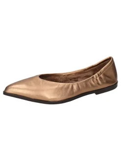 Leder-Ballerinas "Alora 1" in Gold
