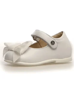 Leder-Ballerinas "Arabesque" in Weiß