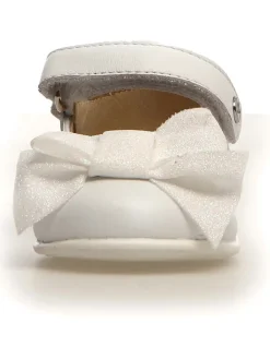 Leder-Ballerinas "Arabesque" in Weiß