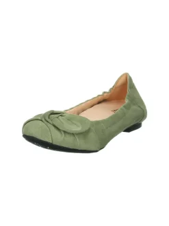 Leder-Ballerinas "Balla" in Grün