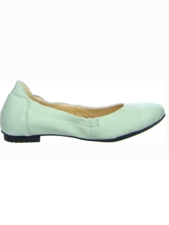 Leder-Ballerinas "Ballas" in Türkis